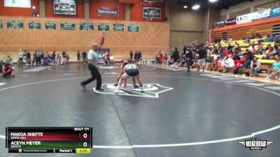 141 lbs Cons. Round 3 - Makoa Shefte, Santa Ana vs Aceyn Meyer, Shasta