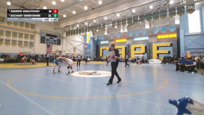 132 lbs Semifinal - Zachary Derbyshire, Salesianum vs Andrew Amalfitano, Woodbridge H S