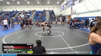 143 lbs Round 5 - Alyvia Jeha, Canyon High School vs Abby Killian, West Torrance Wrestling Team