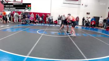 215 lbs Cons. Round 1 - Nick Cope, Center Grove vs Andre Jimenez, Munster
