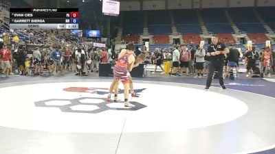 113 lbs Semis - Evan Cies, Pennsylvania vs Garrett Bjerga, Minnesota