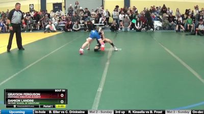 70 9U Cons. Round 2 - Grayson Ferguson, Owatonna Wrestling Academy vs Damion Landini, Victory School Of Wrestling