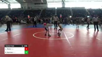 50 lbs Quarterfinal - Landen Perez, Pirates vs Ryder Ramirez, AZ Cross Trained WC