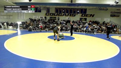 129 lbs Consi Of 8 #2 - Owen Marshall, Tahoma (WA) vs Tommy Marchetti, Delbarton (NJ)