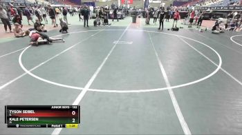 132 lbs Champ. Round 2 - Kale Petersen, IA vs Tyson Seibel, IL