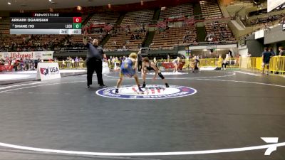 Cadet Boys Lower - 126 lbs Cons. Round 3 - Cole Cronan, Turlock High School Wrestling vs Dylan Brown, Redondo Union High School Wrestling