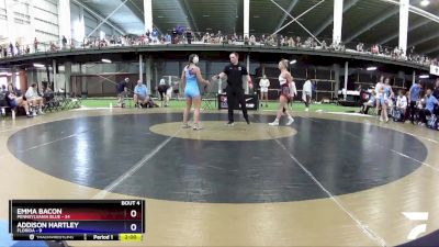 124 lbs Round 2 (6 Team) - Emma Bacon, Pennsylvania Blue vs Addison Hartley, Florida