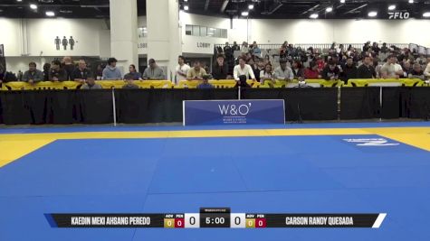 Carson Randy Quesada vs Kaedin Meki Ahsang Peredo 2025 World IBJJF Jiu-Jitsu No-Gi Championship