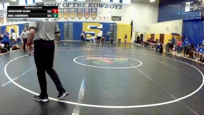 165 lbs Quarterfinals (8 Team) - Jonathan Olmo, Osceola (Kissimmee) vs Mac Andrews, Wellington Community Hs