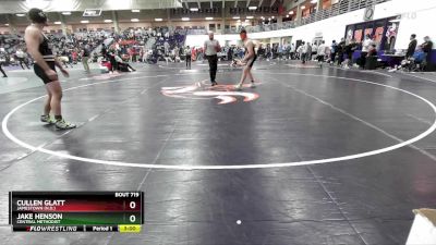 197 lbs Cons. Round 3 - Jake Henson, Central Methodist vs Cullen Glatt, Jamestown (N.D.)