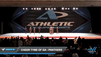 Cheer Tyme of GA - Panthers [2023 L1.1 Tiny - PREP - D2 Day 1] 2023 Athletic Chattanooga Nationals