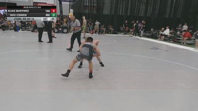 120 lbs Cons. Rd Of 16 - Elias Martinez, Top Rank/HAC vs Nox O'Brien, Wasatch Wrestling Club