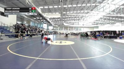 149 lbs Cons. Round 4 - Avery Leonard, Oneonta State vs William Bentrim, Ithaca