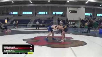 197 lbs Cons. Round 2 - Blake Ilges, Alfred State College vs Joe Daddario, The College Of New Jersey