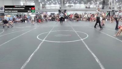 84 lbs Round 4 (6 Team) - Matthew Nowakowski, The Outsiders vs Matteo Danise, Mat Assassins