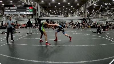 150 lbs Round 3 (8 Team) - Jimmy Goodger, Wrecking Crew Blue vs Adrian Harris, Myland WA