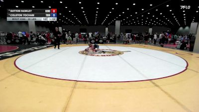 80 lbs 3rd Place Match - Sutton Hawley, Keystone Kids Wrestling Club vs Colston Yocham, Three Style Of Oklahoma