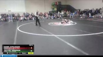 120 lbs Champ. Round 2 - Zaccory Anderson, Sartell-Saint Stephen vs Daniel Gunlogson, Dawson-Boyd - Lac Qui Parle - Montevideo United