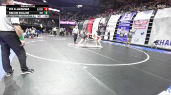 140 Class 2 lbs Champ. Round 1 - Ava Blankenship, Platte County vs Brooke Dollard, Troy Buchanan