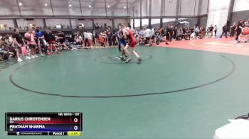 157 lbs Cons. Round 3 - Darius Christensen, WA vs Pratham Sharma, CA