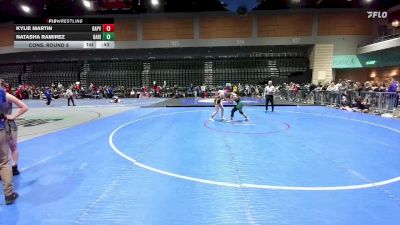115 lbs Cons. Round 5 - Natasha Ramirez, Hug vs Kylie Martin, Baker / Powder Valley