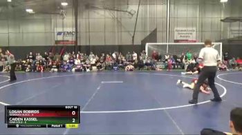 85 lbs Finals (8 Team) - Caiden Kassel, Iowa Gold vs Logan Robirds, Nebraska Black