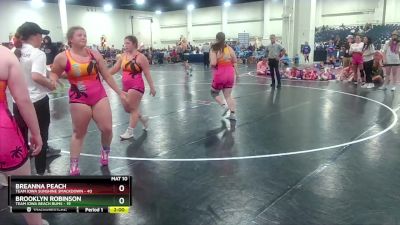 235 lbs Round 2 (8 Team) - Breanna Peach, Team Iowa Sunshine Smackdown vs Brooklyn Robinson, Team Iowa Beach Bums