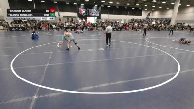 77 lbs 5th Place Match - Samson Elario, Aniciete Training Club vs Mason McDaniel, Chickasha Wrestling