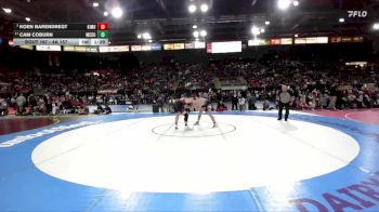 4A 157 lbs Quarterfinal - Koen Barendregt, Kimberly vs Cam Coburn, McCall-Donnelly