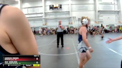 88 lbs Round 1 (6 Team) - Xaver Dennewitz, Contenders WA Blue vs Michael Wibur, Brawler Elite