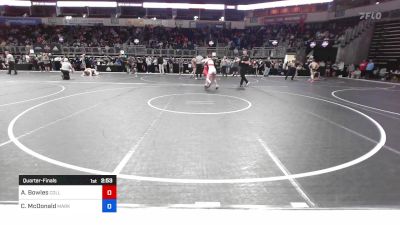 119.2-129 lbs Quarterfinal - Anna Bowles, Collum Trained vs Cooper McDonald, Marksmen Wrestling Club