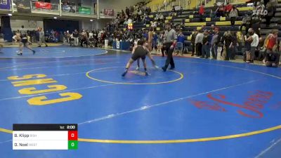 107 lbs Consi Of 8 #1 - Blake Klipp, Bishop McDevitt vs Dj Noel, Westinghouse