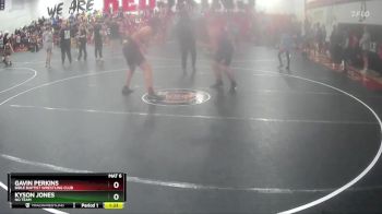 190 lbs Round 3 - Kyson Jones, No Team vs Gavin Perkins, Bible Baptist Wrestling Club