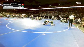 157 Class 4 lbs Quarterfinal - David Gleason, Staley vs Cole Dillon, Francis Howell North