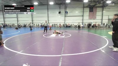 96 lbs Round 4 (2:15pm Saturday) - Ryder Hart, Terps Xpress vs Brayden Kuhlman, Westshore D.S.