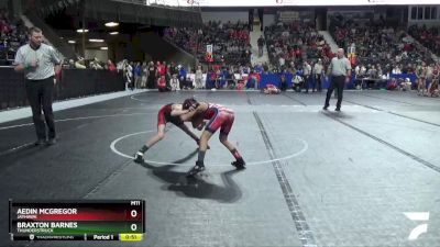 68 lbs Cons. Round 2 - Aedin McGregor, Jayhawk vs Braxton Barnes, Thunderstruck