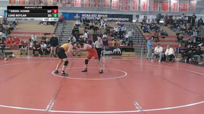 197 lbs Cons. Round 2 - Diesel Koser, Shippensburg vs Luke Boylan, Seton Hill