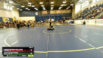 138 lbs Semis & Wb (16 Team) - Christopher Williams, Greasers vs Seth Mleczynski, Black Hive