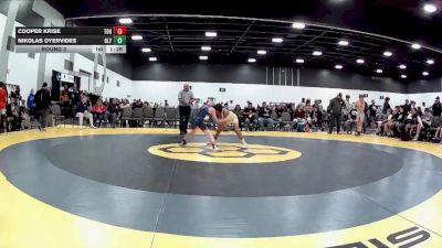 90 lbs Round 3 - Nikolas Oyervides, Olympia vs Cooper Krise, Team Ohio