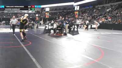 150 lbs Consi Of 16 #2 - Emiliano Hernandez, Hesperia (SS) vs Cooper Sheesley, Del Oro (SJ)