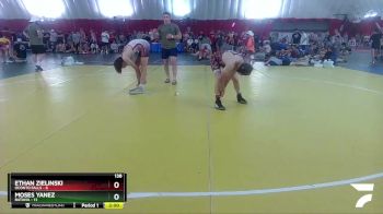 138 lbs Round 3 (16 Team) - Ethan Zielinski, Oconto Falls vs Moses Yanez, Batavia