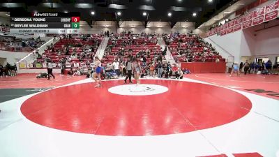 HS 155 lbs Champ. Round 2 - Brylee Waldman, CHANDLER vs Dereona Young, Lubbock Cooper