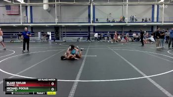 130 lbs Finals (2 Team) - Michael Pocius, Kraken vs Blake Taylor, Rampage