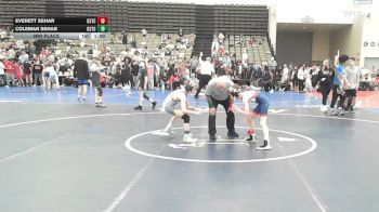 75-I lbs 3rd Place - Everett Sehar, D3 Training Center vs Coleman Sehar, D3 Training Center