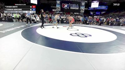 285 lbs Cons. Sub-quarters - Ryder Smith, TN vs Connor Bercume, MI