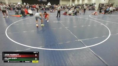 126 lbs Champ. Round 4 - John Marriott, KT 3 Style Wrestling Club vs Kalani Khiev, Illinois