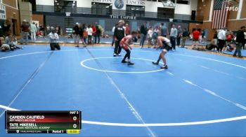98-101 lbs Round 2 - Camden Caufield, Roy Wrestling Club vs Tate Mikesell, Sanderson Wrestling Academy