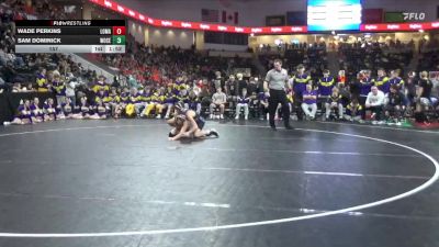 157 lbs Consolation Wb - Wade Perkins, Logan-Magnolia vs Sam Dominick, Woodbury Central