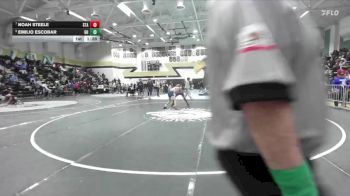 122 lbs Quarterfinal - Noah Steele, St Augustine vs Emilio Escobar, Granite Hills