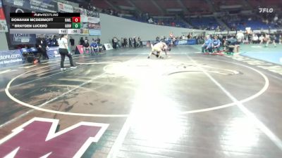 2A/1A Boys 215 Cons. Round 3 - Brayden Lucero, Gervais Boys vs Donavan McDermott, Oakland Boys
